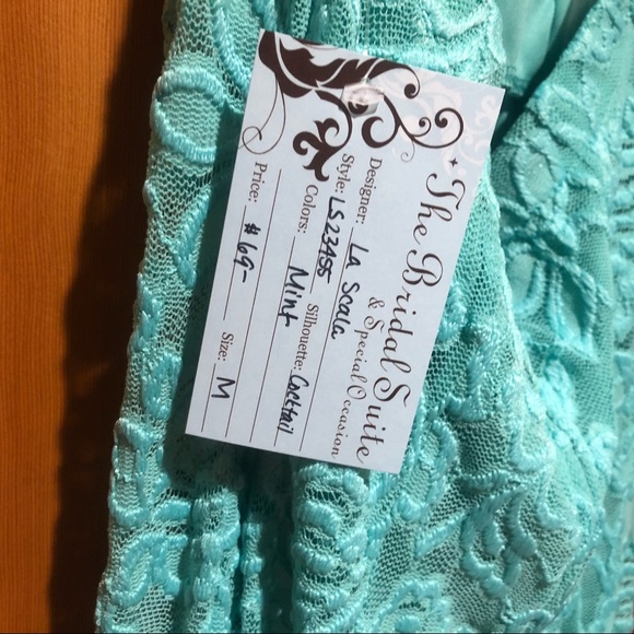 La Scala | NWT Lace halter dress - Picture 7 of 8